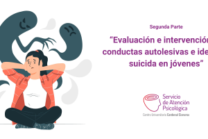 Segunda parte del curso para psicólogos/as: “Evaluación e intervención en conductas autolesivas e ideación suicida en jóvenes”
